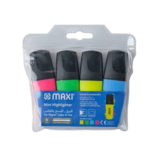 پک ۴ تایی هایلایتر مکسی