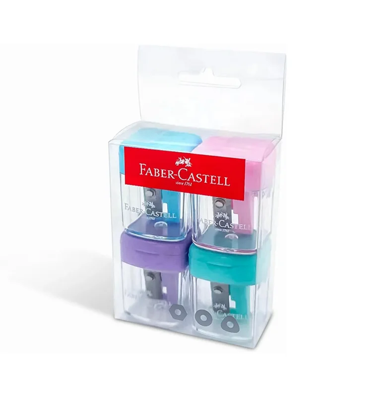 پک 4 عددی پاستیلی مداد تراش فابرکستل